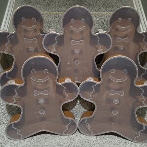 Gingerbread Containers- Set of 5